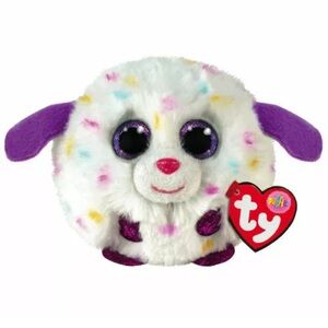 Ty Puffies Collection Round & Cute Munchkin Dog (7cm) Stuffed Animal Toy